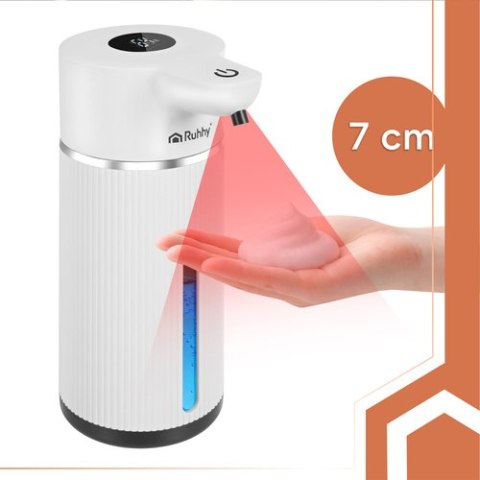 Dozownik mydła - bezdotykowy 420ml biały Ruhhy