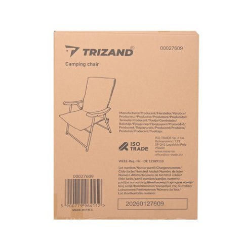 Krzesło turystyczne 59x70x91cm Trizand