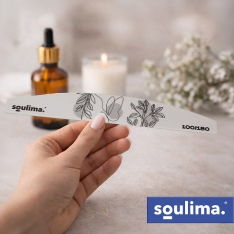 Pilnik do paznokci slim - łódka 100szt. Soulima