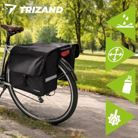 Sakwa rowerowa podwójna 28L Trizand