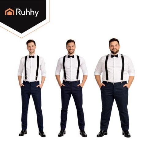 Szelki do utrzymania koszuli - szerokie Ruhhy