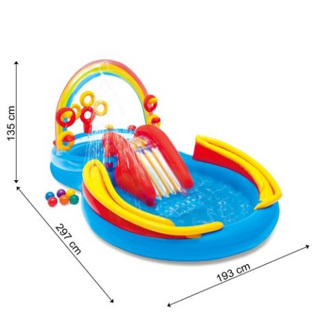 Wodny plac zabaw - tęcza INTEX 57453NP
