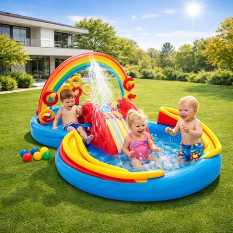 Wodny plac zabaw - tęcza INTEX 57453NP