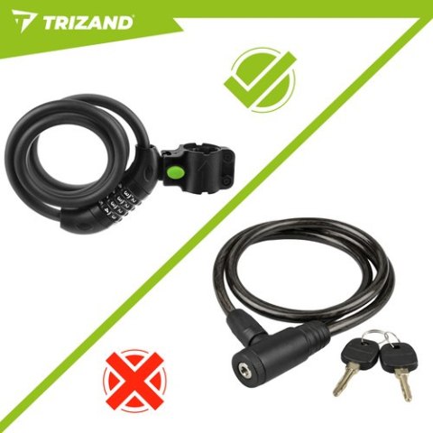 Zapięcie rowerowe 120cm Trizand