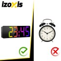 Budzik - zegar LED kolorowy Izoxis