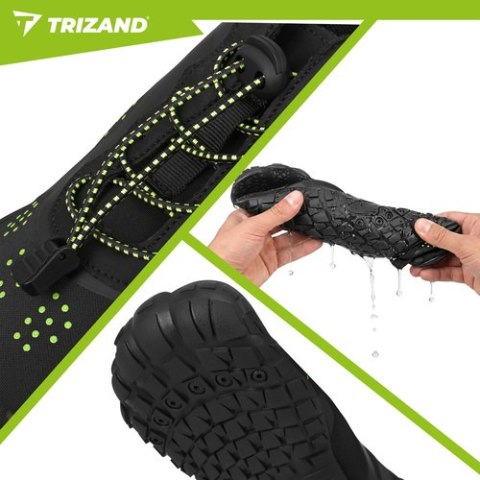 Buty do wody czarne- rozmiar 44 5mm Trizand