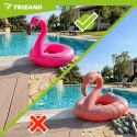 Koło dmuchane - flaming 102cm Trizand