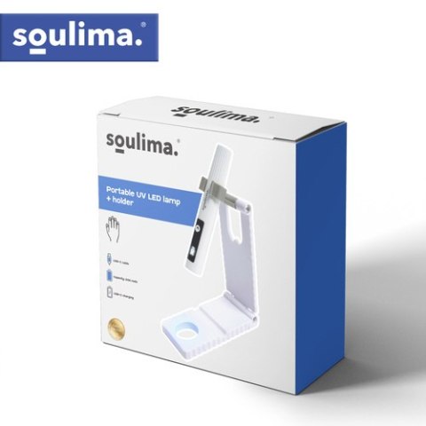 Lampa UV LED przenośna + holder Soulima