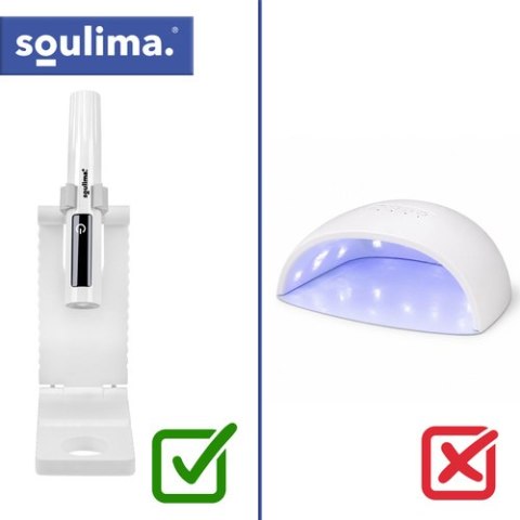 Lampa UV LED przenośna + holder Soulima