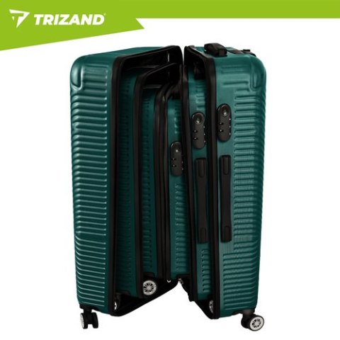 Zestaw walizek 3w1- zielone Trizand 27672