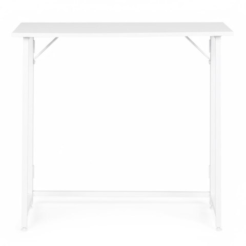 Biurko komputerowe składane 80x45 cm stolik pod laptopa białe ModernHome