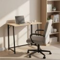 Biurko komputerowe składane 80x45 cm stolik pod laptopa loft jasny dąb ModernHome