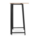 Biurko komputerowe składane 80x45 cm stolik pod laptopa loft jasny dąb ModernHome