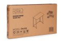 Biurko komputerowe składane 80x45 cm stolik pod laptopa loft postarzany orzech ModernHome