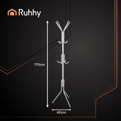 Wieszak stojący 170cm - biały Ruhhy 26360