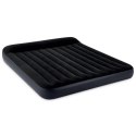 Duży materac dmuchany dwuosobowy 203x183x25 cm łóżko z zagłówkiem INTEX 64144