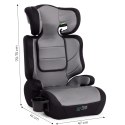 Fotelik samochodowy dla dzieci 2w1 podkładka i-SIZE wzrost 100-150 cm uchwyt na napoje ECOTOYS