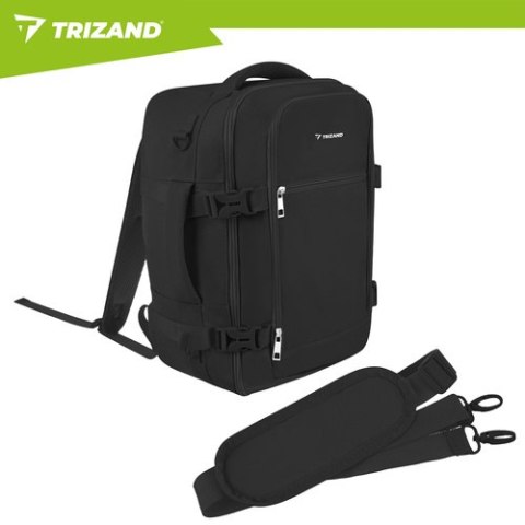 Plecak turystyczny 40x25x20cm czarny Trizand