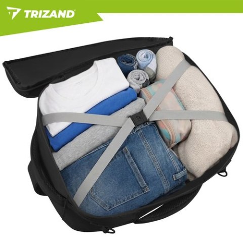 Plecak turystyczny 40x25x20cm czarny Trizand