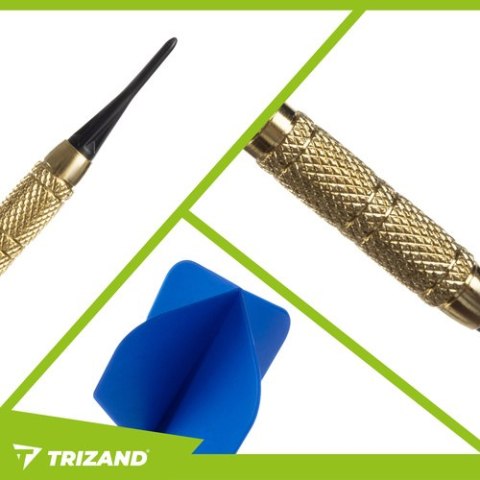 Rzutki dart zestaw 12szt + groty Trizand 26100