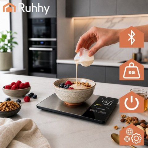 Waga kuchenna z bluetooth Ruhhy 24632