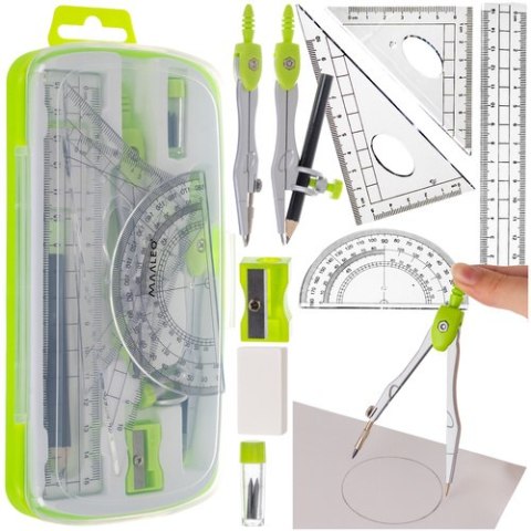 Zestaw geometryczny 10el. Maaleo 26170