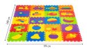 Mata piankowa edukacyjna EVA puzzle 20 elementów 148x119 cm ECOTOYS