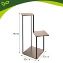 Kwietnik stojący 78cm - 3 półki Gardlov