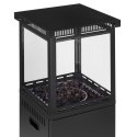 Ogrzewacz gazowy promiennik grzejnik 13 kW szklany na ogród patio reduktor kamienie wulkaniczne pokrowiec MultiGarden