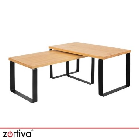 Półka kuchenna bambusowa - 2 szt. Zortiva