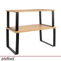 Półka kuchenna bambusowa - 2 szt. Zortiva