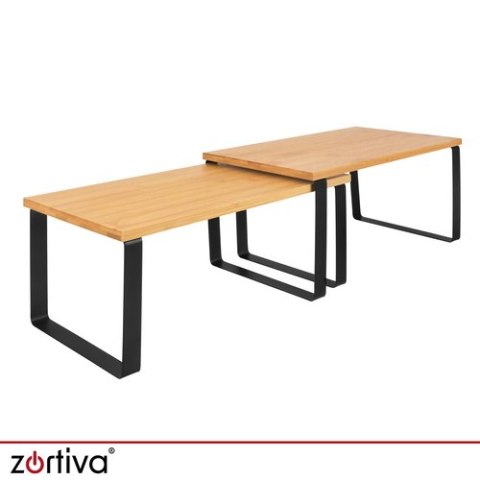 Półka kuchenna bambusowa - 2 szt. Zortiva