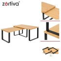 Półka kuchenna bambusowa - 2 szt. Zortiva