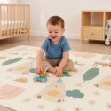 Mata piankowa dla dzieci 200x150 cm edukacyjna dwustronna składana + torba IPLAY