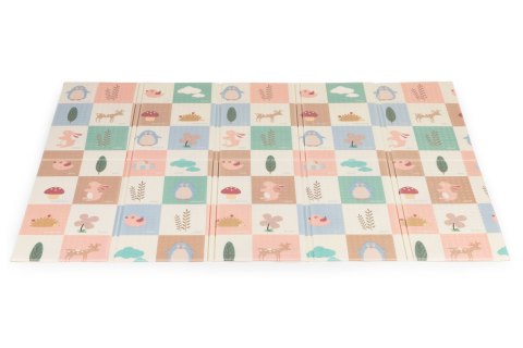 Mata piankowa dla dzieci 200x150 cm edukacyjna dwustronna składana + torba IPLAY