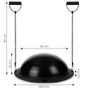 Platforma do balansowania z ekspanderami półpiłka trener równowagi + pompka MOVEPRO