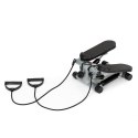 Stepper z ekspanderami do ćwiczeń fitness z licznikiem MOVEPRO