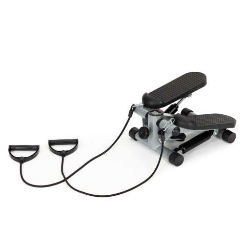Stepper z ekspanderami do ćwiczeń fitness z licznikiem MOVEPRO