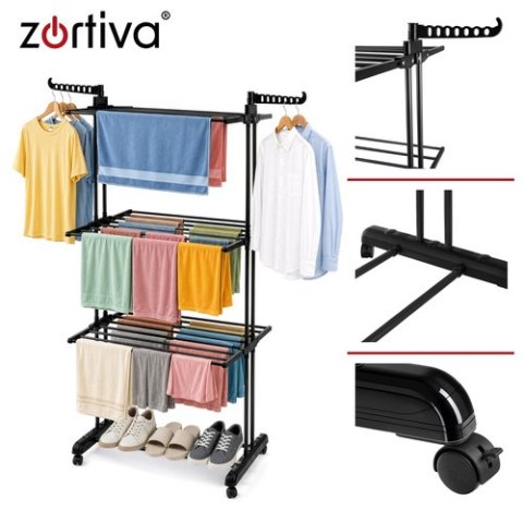 Suszarka na ubrania - stojąca Zortiva 27129