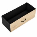 Szafka z 3 szufladami materiałowymi regał 60 cm organizer tekstylny loft ModernHome