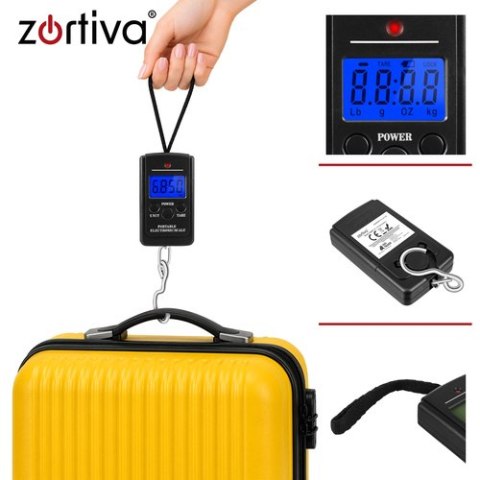 Waga bagażowa LED - 40kg Zortiva