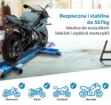 Wózek manewrowy szyna do motocykla 567 kg czarny