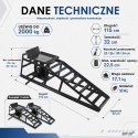 2x Rampa najazdowa podnośnik hydrauliczny 2T BITUXX czarne