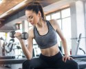 Hantle sześciokątne zestaw 2x4 kg ciężarki do ćwiczeń obciążniki fitness szare ModernHome