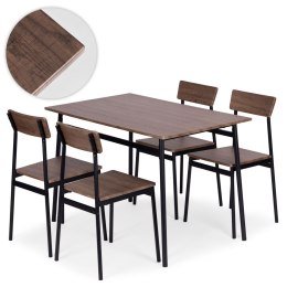 Zestaw mebli do jadalni kuchni stół + 4 krzesła MALMO ModernHome