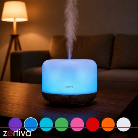 Dyfuzor zapachowy- nawilżacz LED z pilotem Zortiva