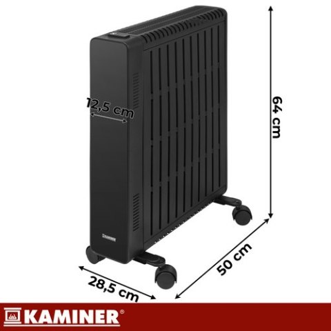 Grzejnik elektryczny olejowy-czarny Kaminer Arvell