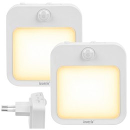 Lampka nocna LED z czujnikiem ruchu - 2szt. Izoxis