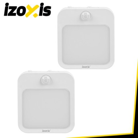 Lampka nocna LED z czujnikiem ruchu - 2szt. Izoxis