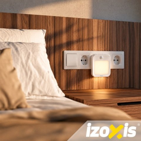 Lampka nocna LED z czujnikiem ruchu - 2szt. Izoxis